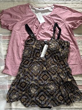 Bloomchic 2 pieces: Top and Tankini ~ Size 18-20